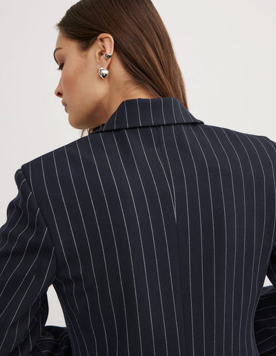 Pinstripe Blazer