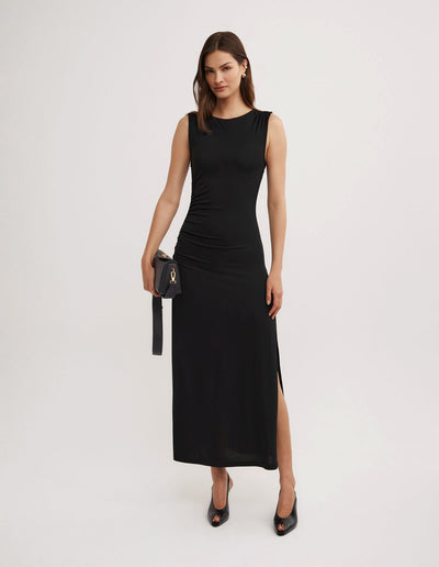 Shoulder Gather Dress