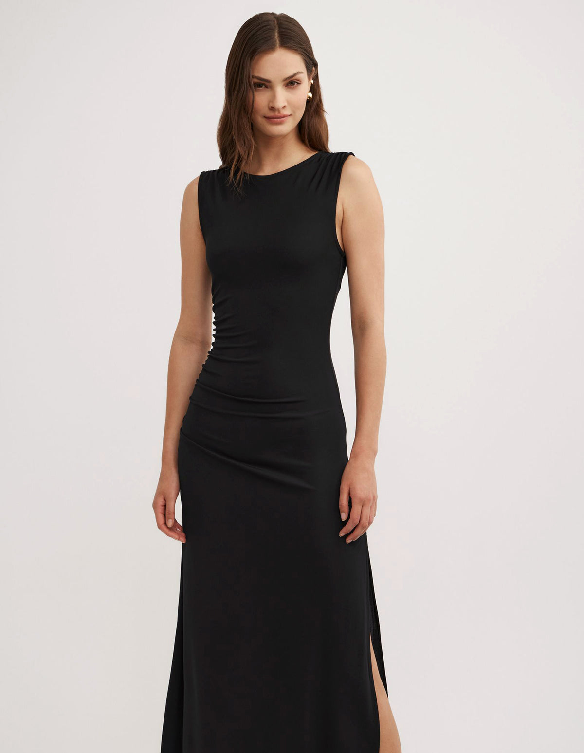 Shoulder Gather Dress
