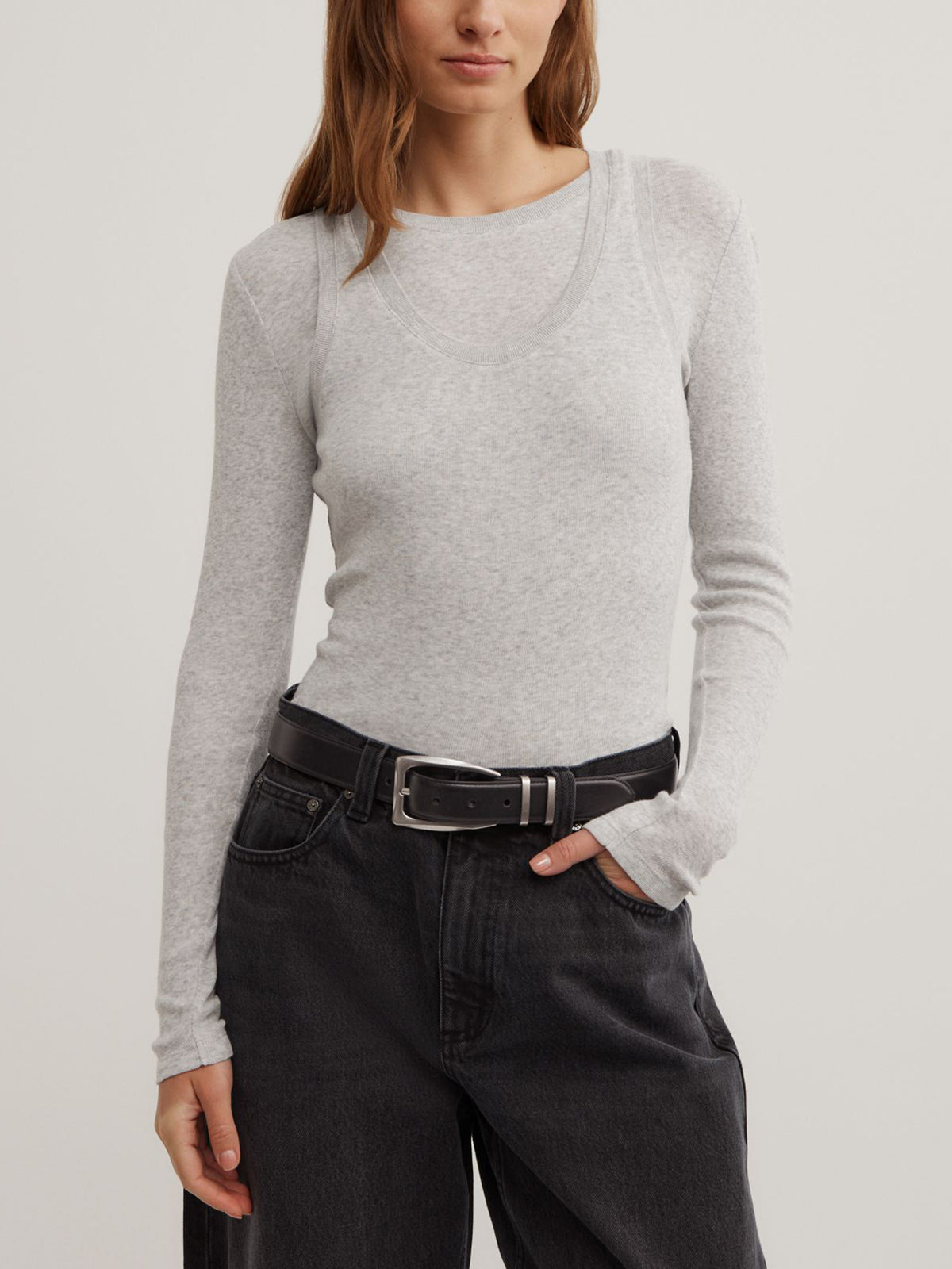 Long Sleeve Overlay Top