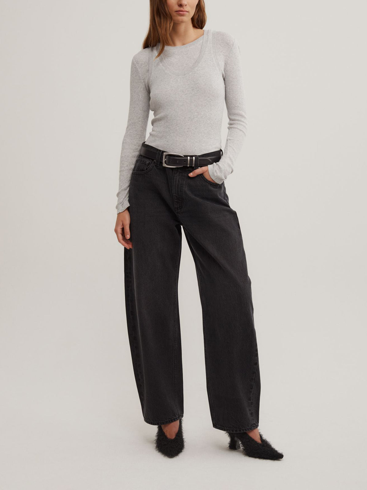 Long Sleeve Overlay Top