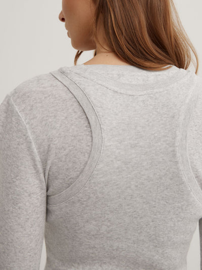 Long Sleeve Overlay Top