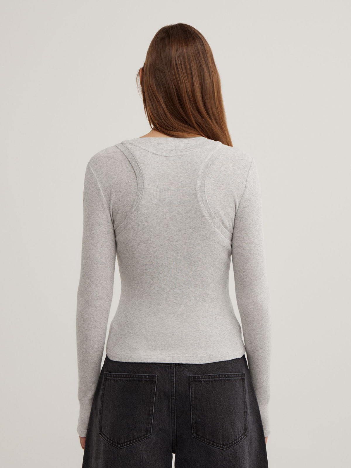 Long Sleeve Overlay Top