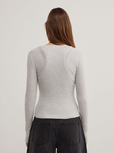 Long Sleeve Overlay Top