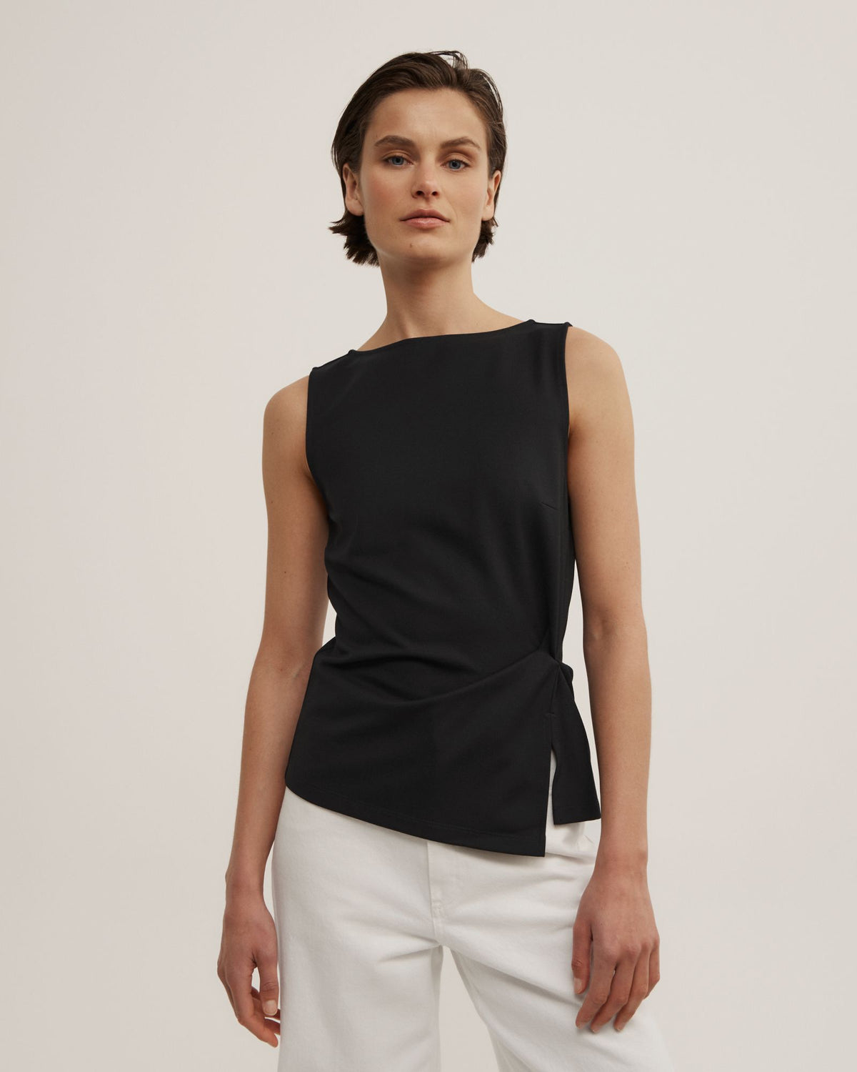 Split Detail Twist Tank