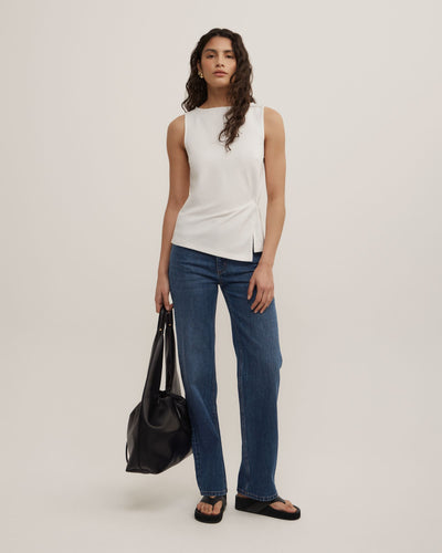 Split Detail Twist Tank