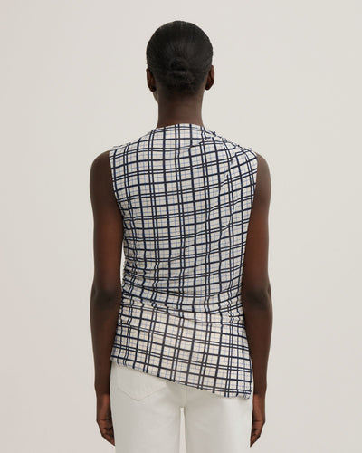 Asymmetric Mesh Tank Top