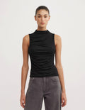 Gathered Jersey Top