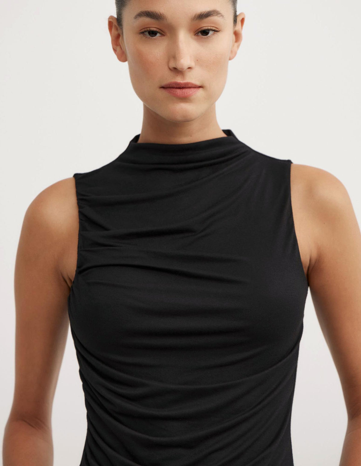 Gathered Jersey Top