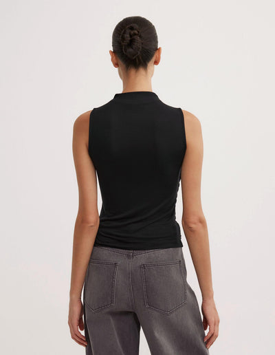 Gathered Jersey Top