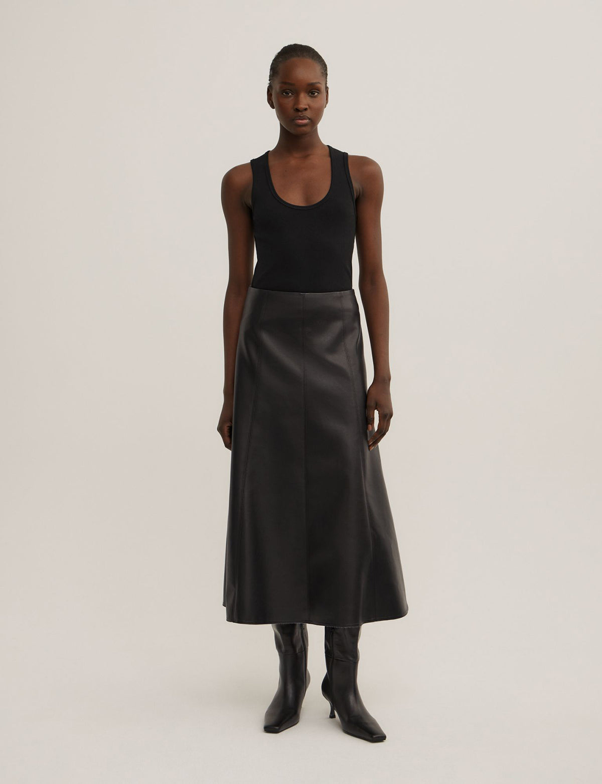PU Panel Skirt