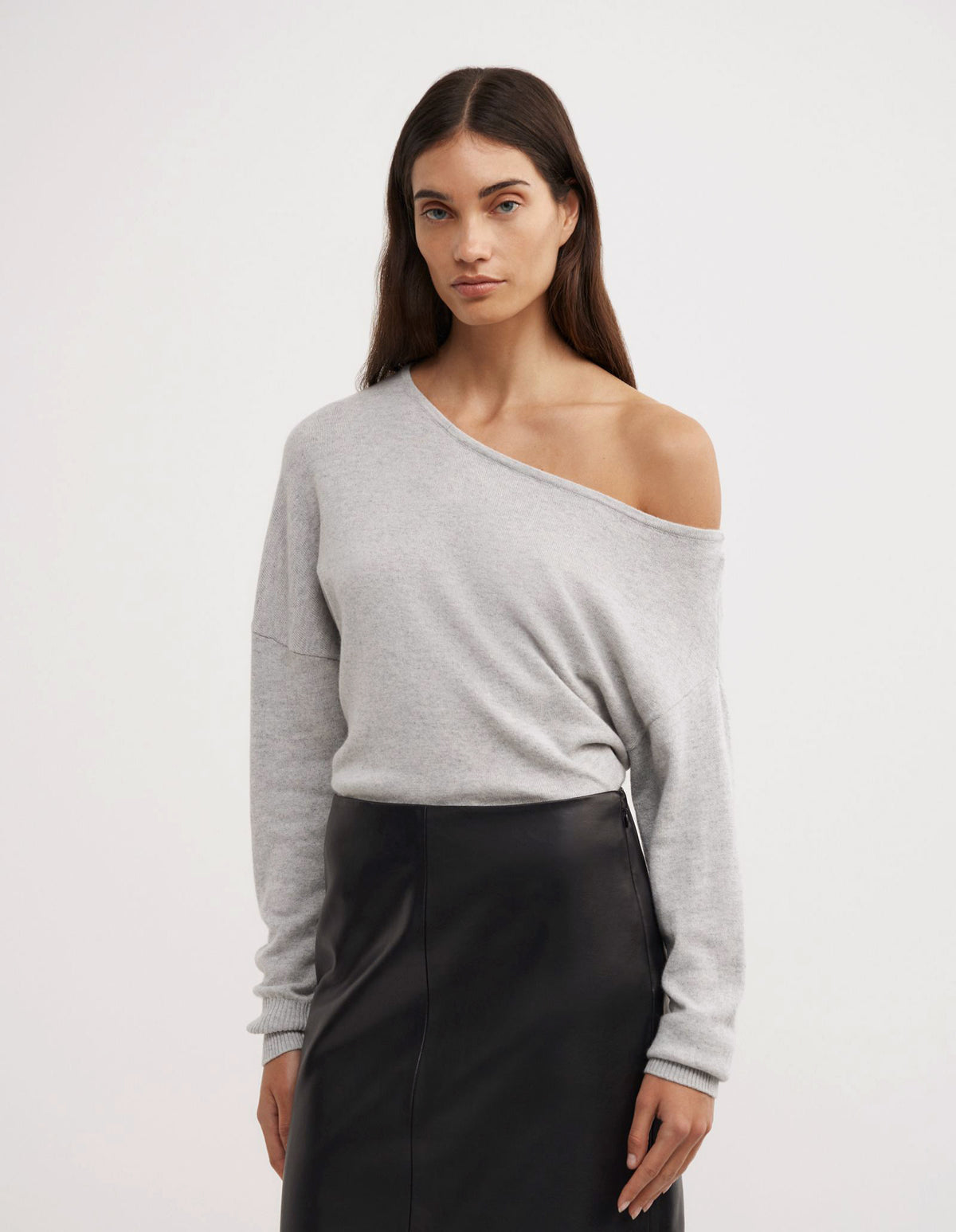 One Shoulder Knit