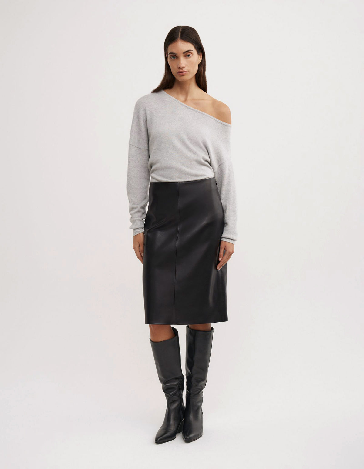 One Shoulder Knit
