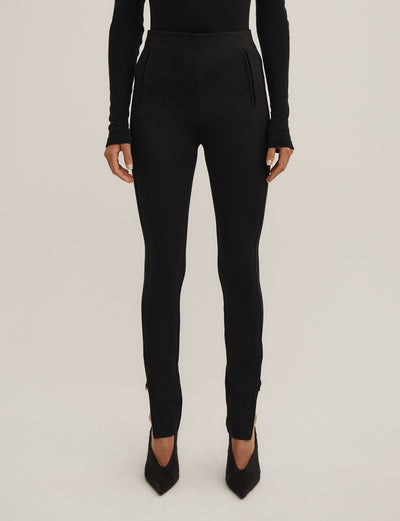 Zip Ponte Leggings