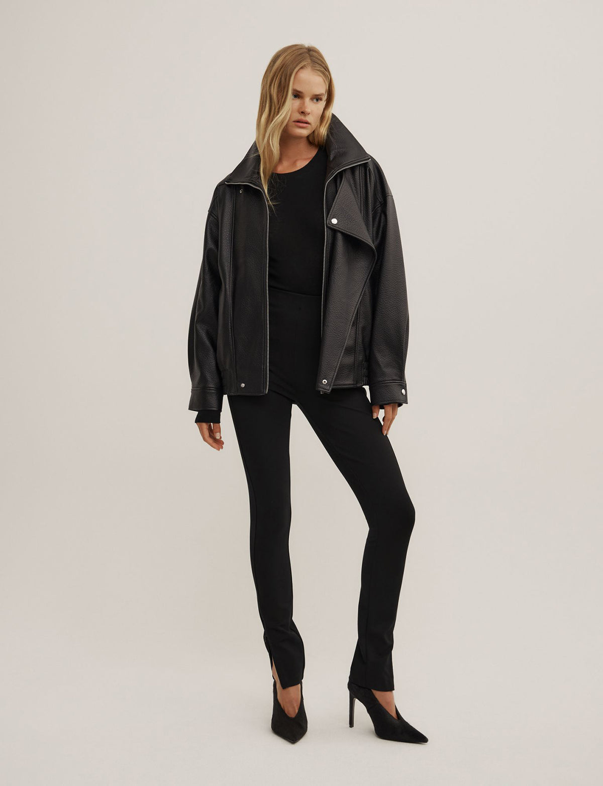 Zip Ponte Leggings