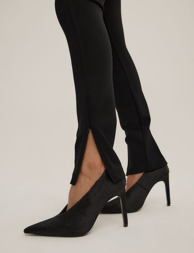 Zip Ponte Leggings