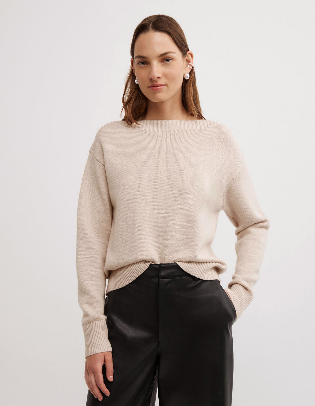 Boat Neck Knit