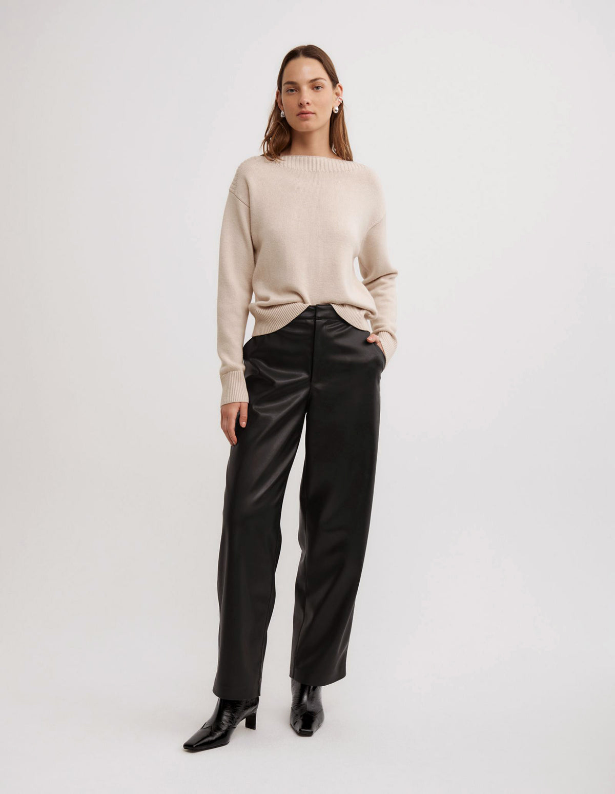Boat Neck Knit