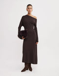 Off Shoulder Knit Dress