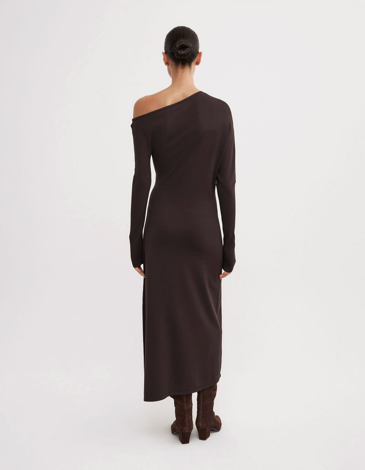 Off Shoulder Knit Dress