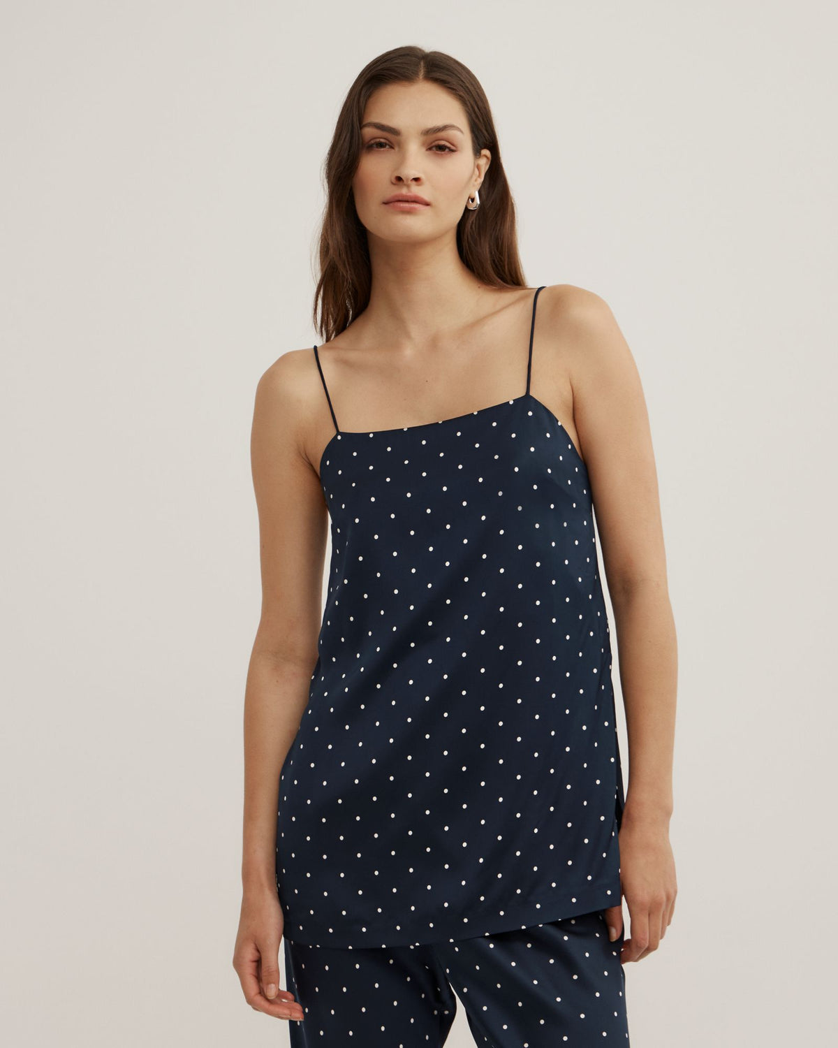 Satin Tunic Top