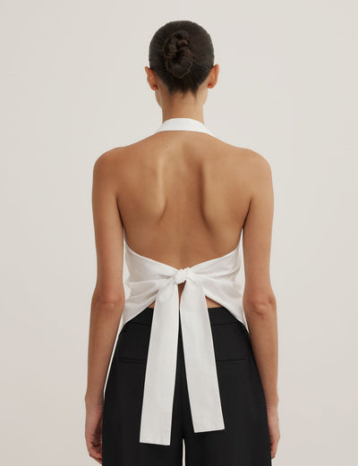 OCRF Halter White Shirt
