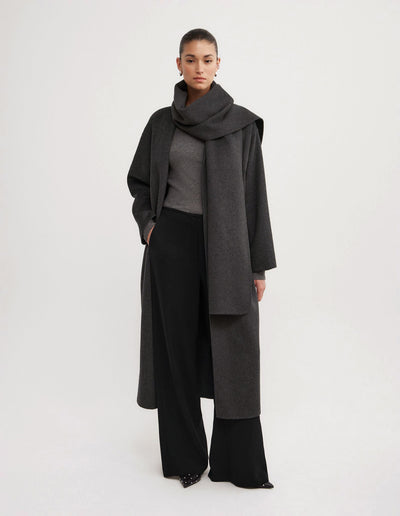 Long Scarf Coat