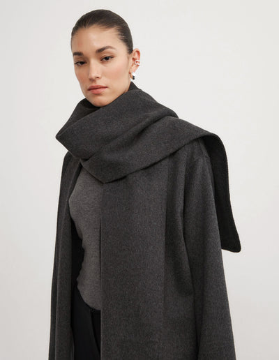 Long Scarf Coat