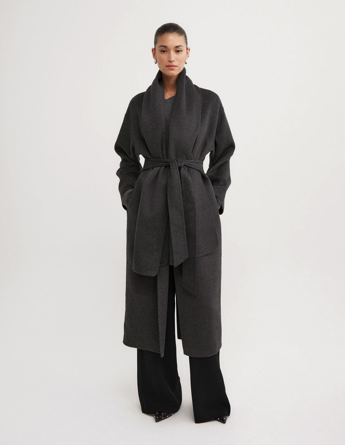 Long Scarf Coat