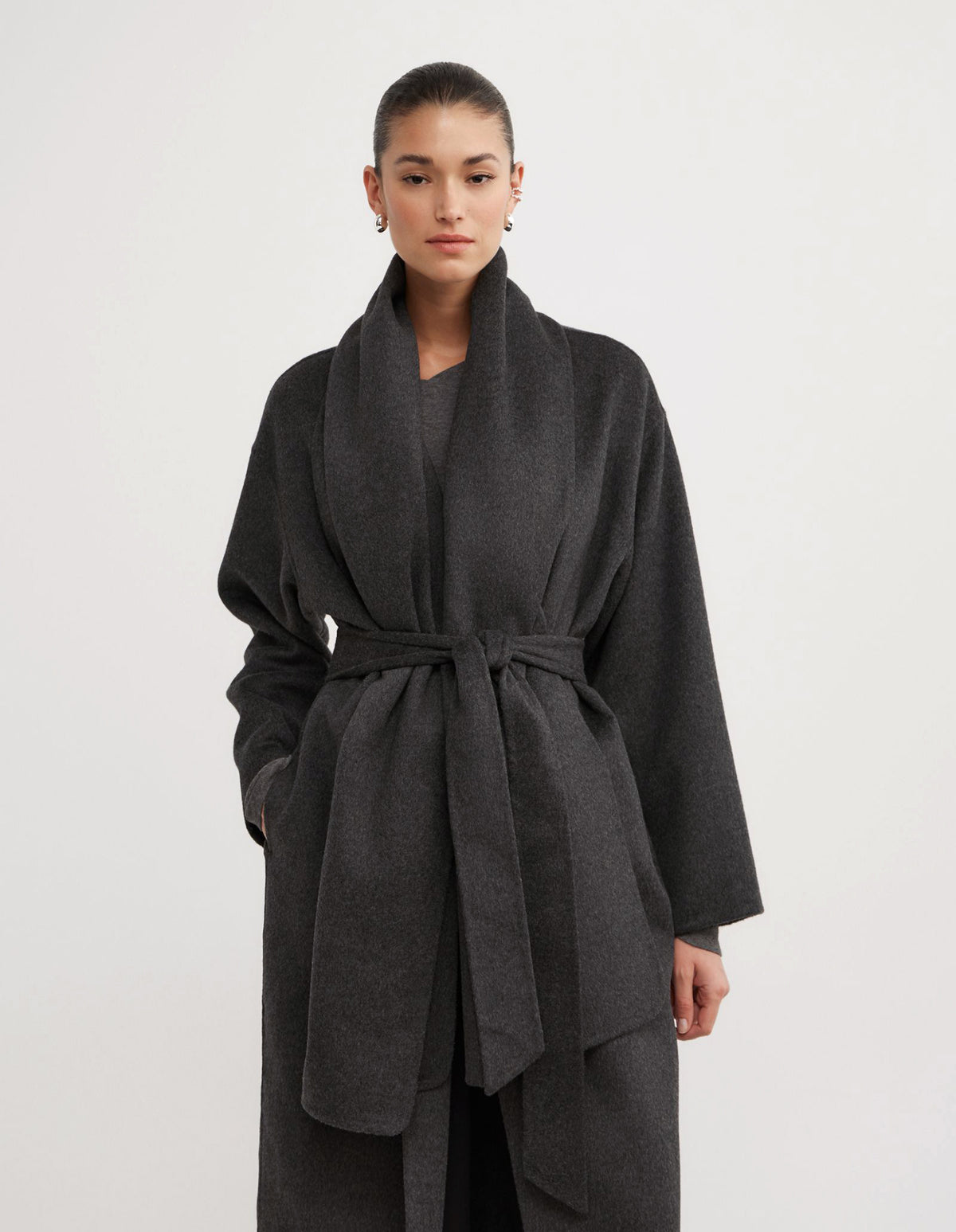 Long Scarf Coat