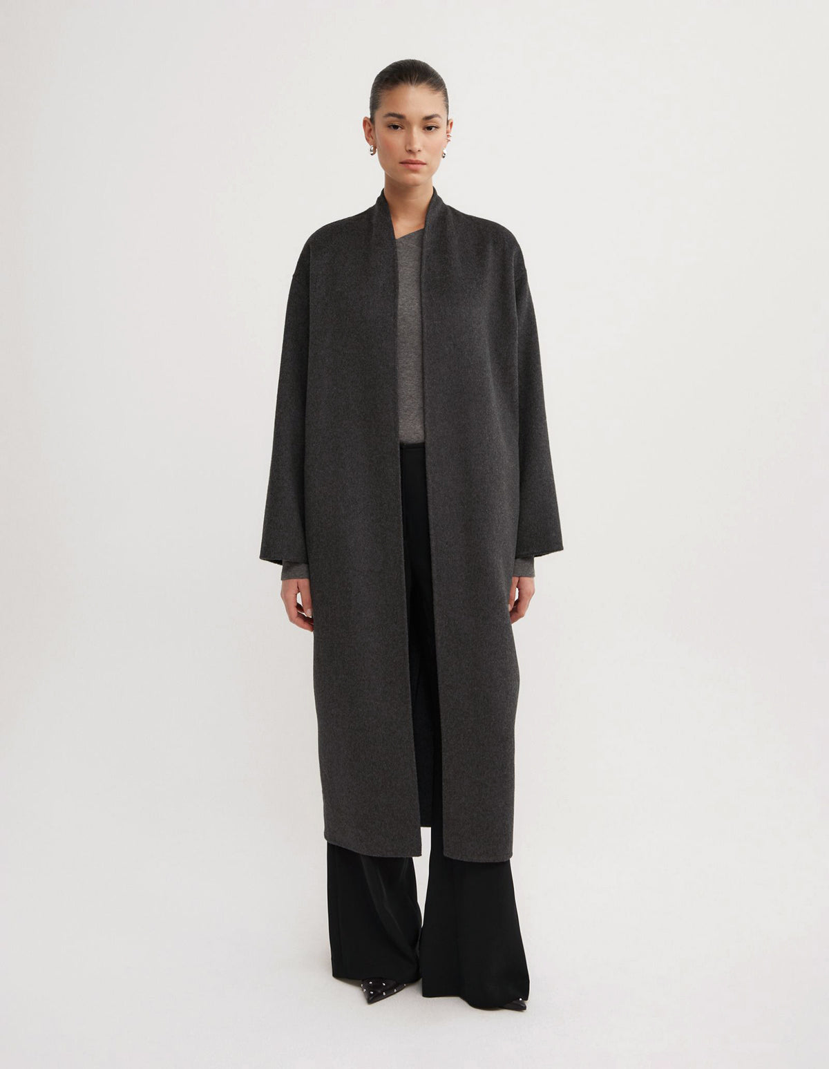 Long Scarf Coat