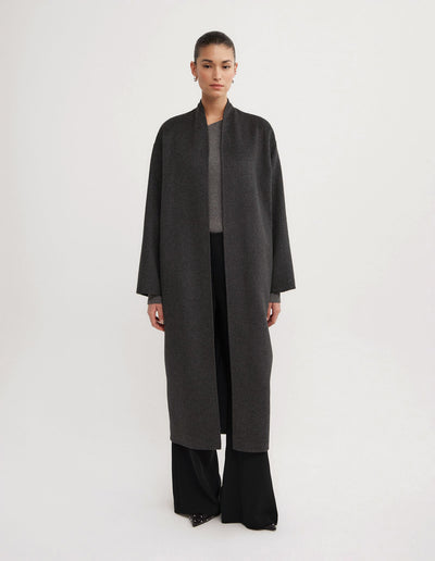 Long Scarf Coat