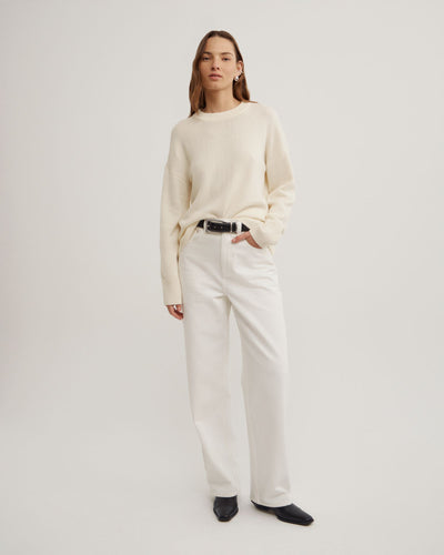Relaxed Crew Neck Knit