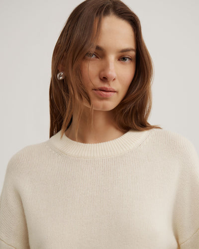 Relaxed Crew Neck Knit