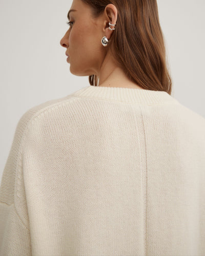 Relaxed Crew Neck Knit