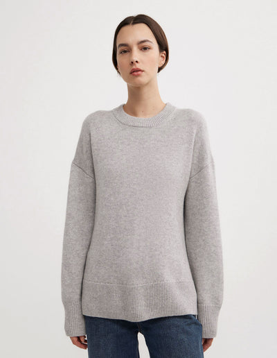 Relaxed Crew Neck Knit