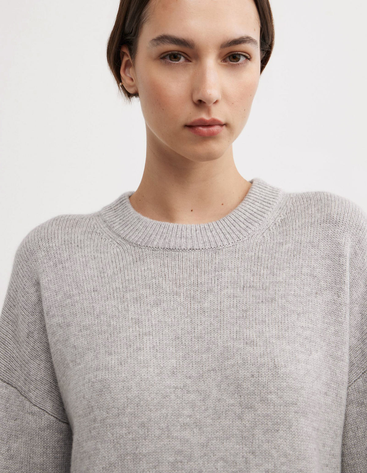 Relaxed Crew Neck Knit