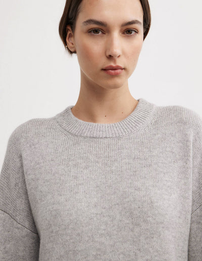 Relaxed Crew Neck Knit