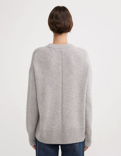 Relaxed Crew Neck Knit