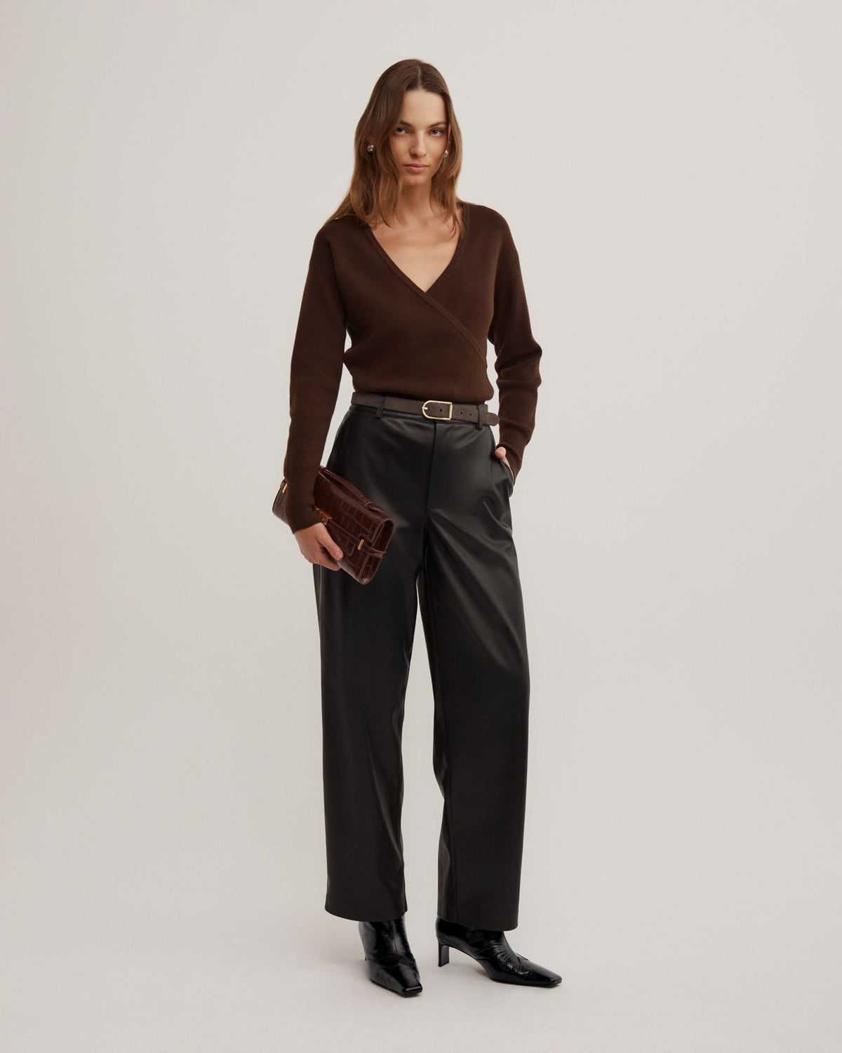 Wrap Front Knit