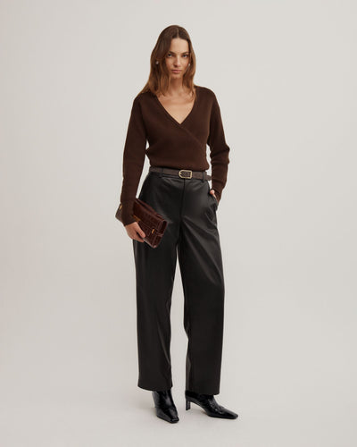 Wrap Front Knit