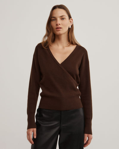 Wrap Front Knit