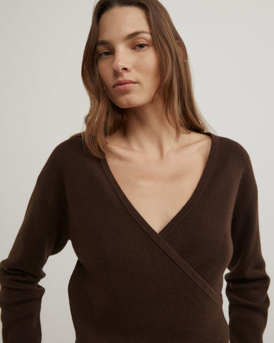 Wrap Front Knit