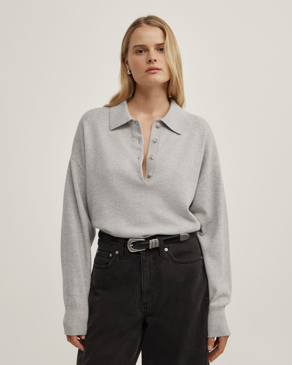 Collared Knit Polo