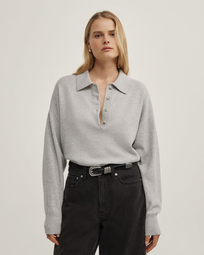 Collared Knit Polo