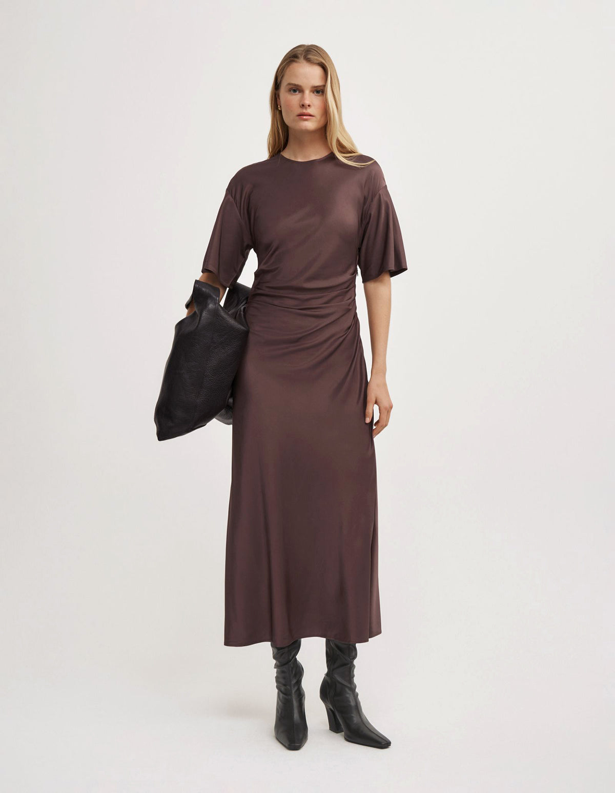 Tuck Waist Dress