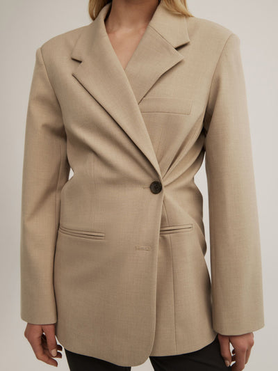 Wrap Front Blazer