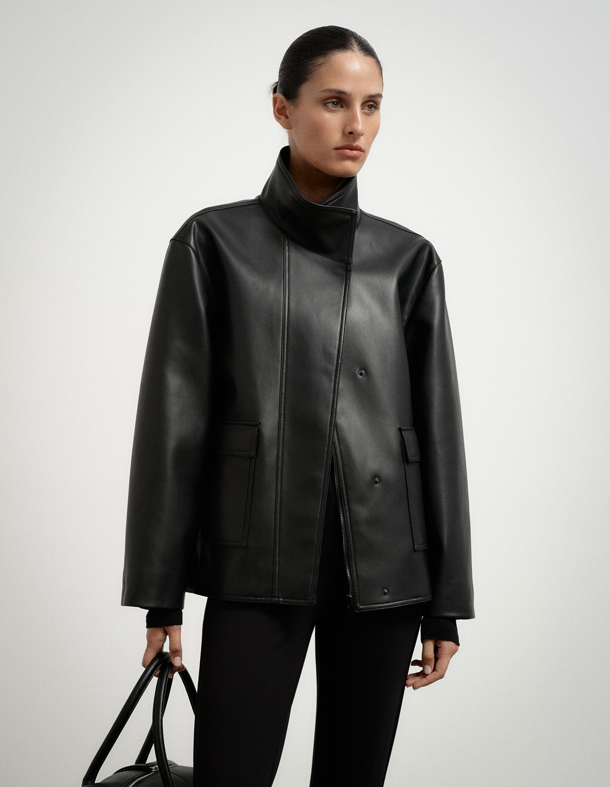Boxy Biker Jacket