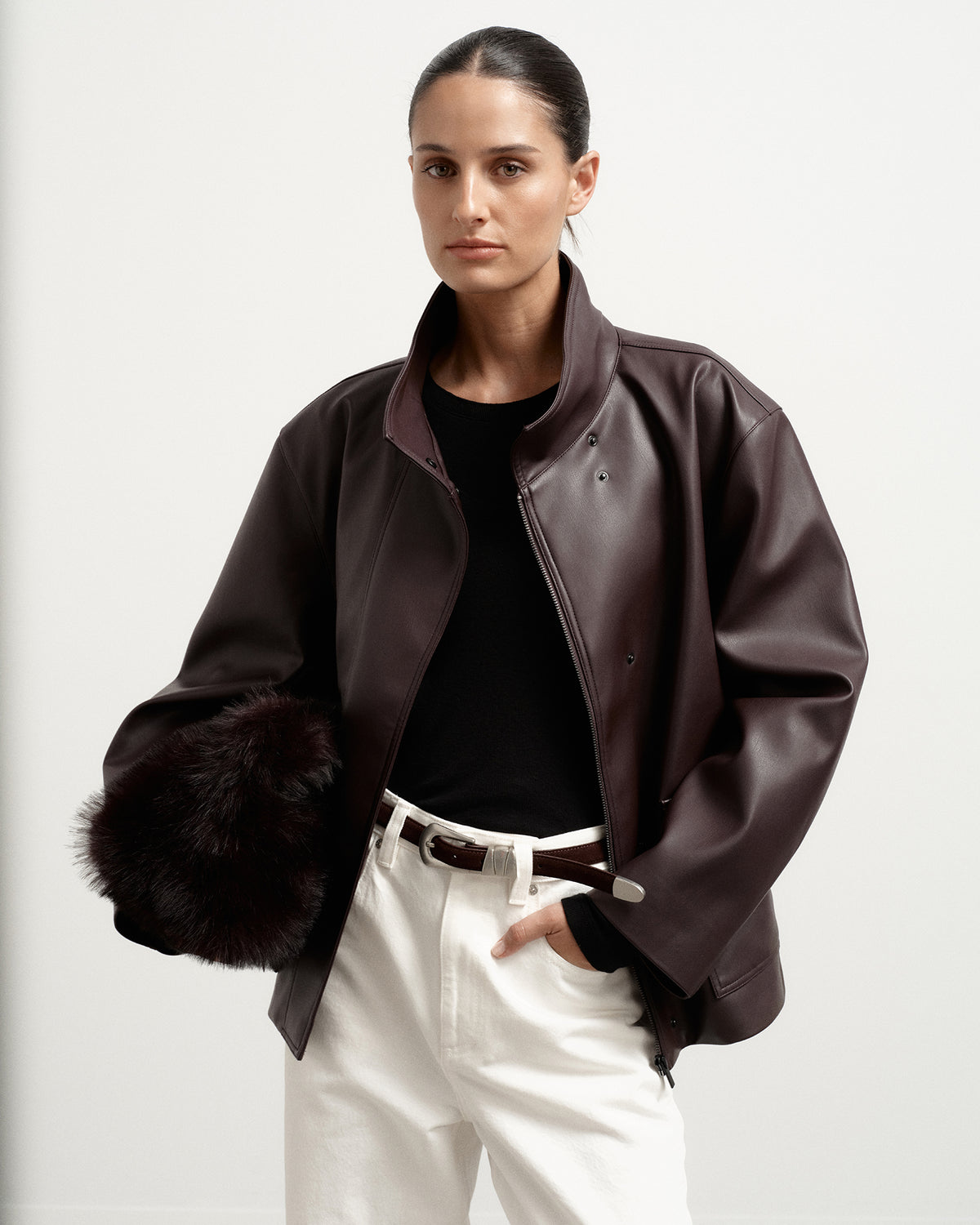Boxy Biker Jacket