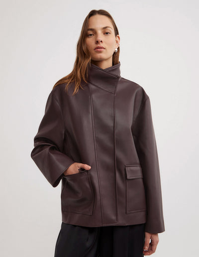 Boxy Biker Jacket